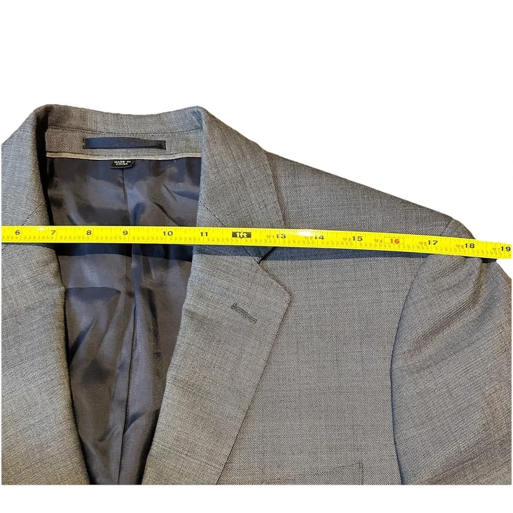 J Crew Sport Coat‎ Mens 40 L Slim Ludlow Gray 4 Season Wool Blazer Jacket